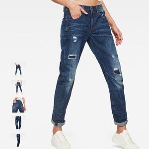 G-star Arc 3D Low Waist Boyfriend distressed 28x30 size 6